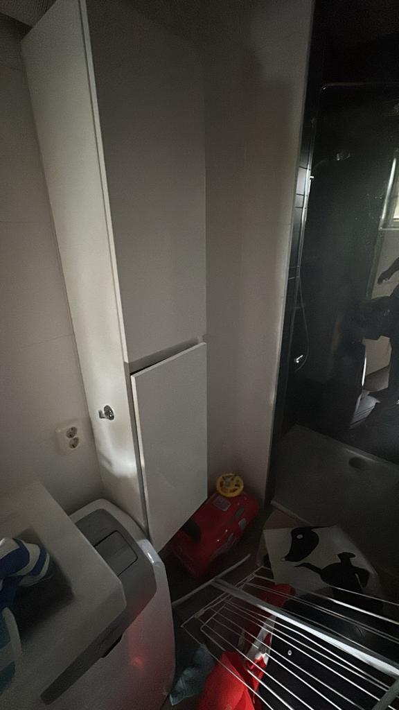 Douchecabine met wastafel en douchemeubel, Huis en Inrichting, Badkamer | Badkamermeubels, Ophalen, Minder dan 50 cm, Gebruikt