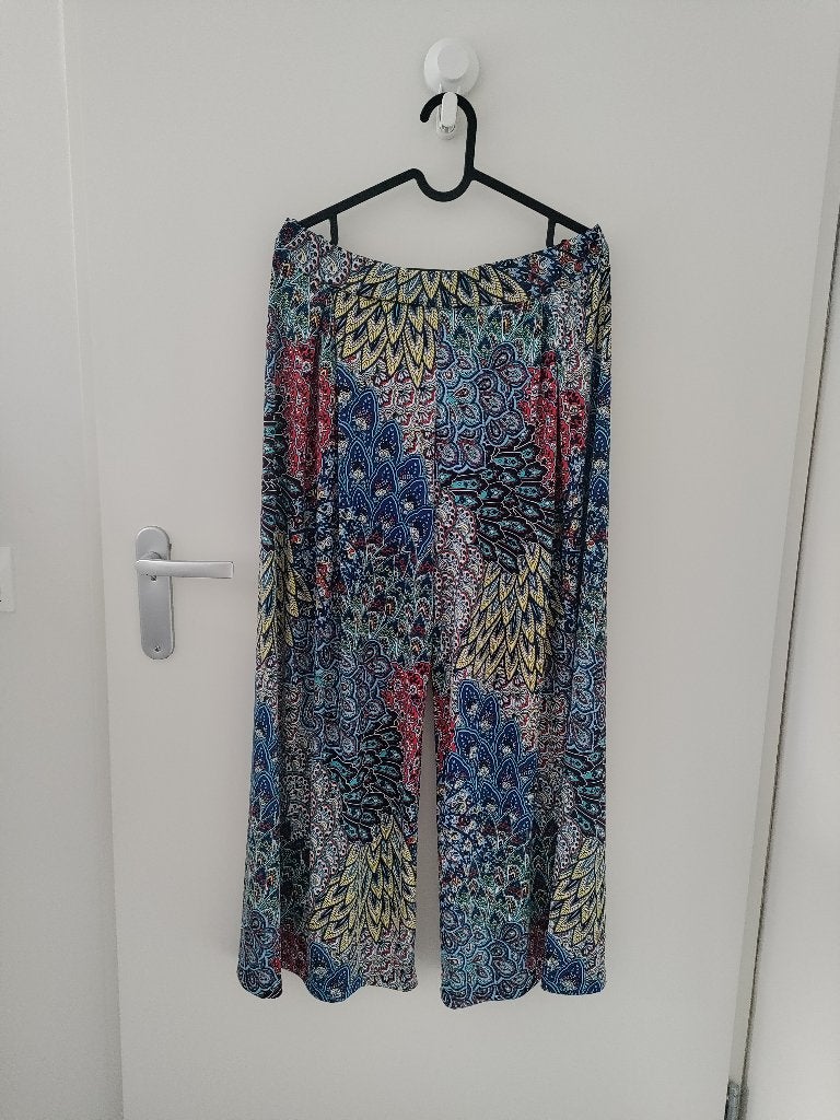 Trousers multicolor like silk nit size M/L, Ophalen of Verzenden, Zo goed als nieuw, Lang
