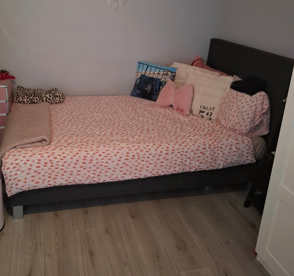 Bed 120x200, Ophalen, Eenpersoons, Zo goed als nieuw, 120 cm