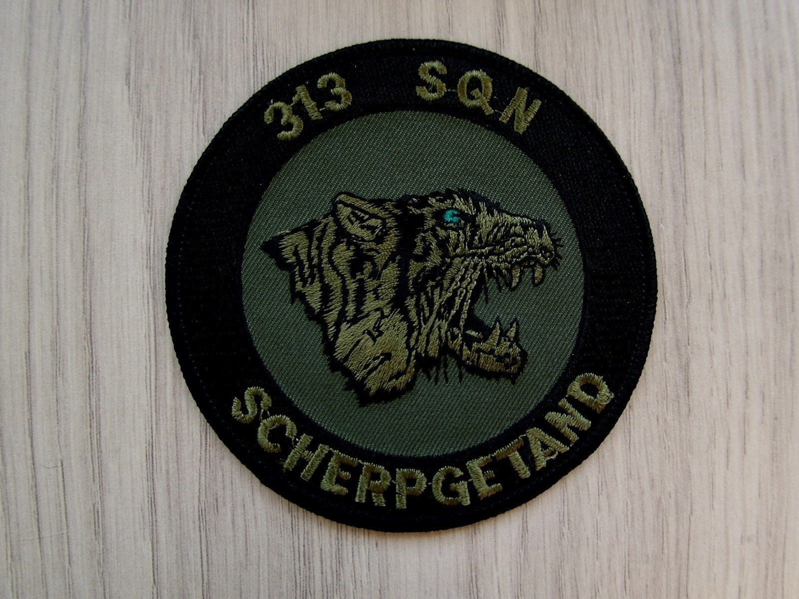 Patch Royal Netherlands Air Force 313 Squadron tone down, Verzamelen, Militaria | Algemeen, Verzenden, Luchtmacht, Nederland, Embleem of Badge