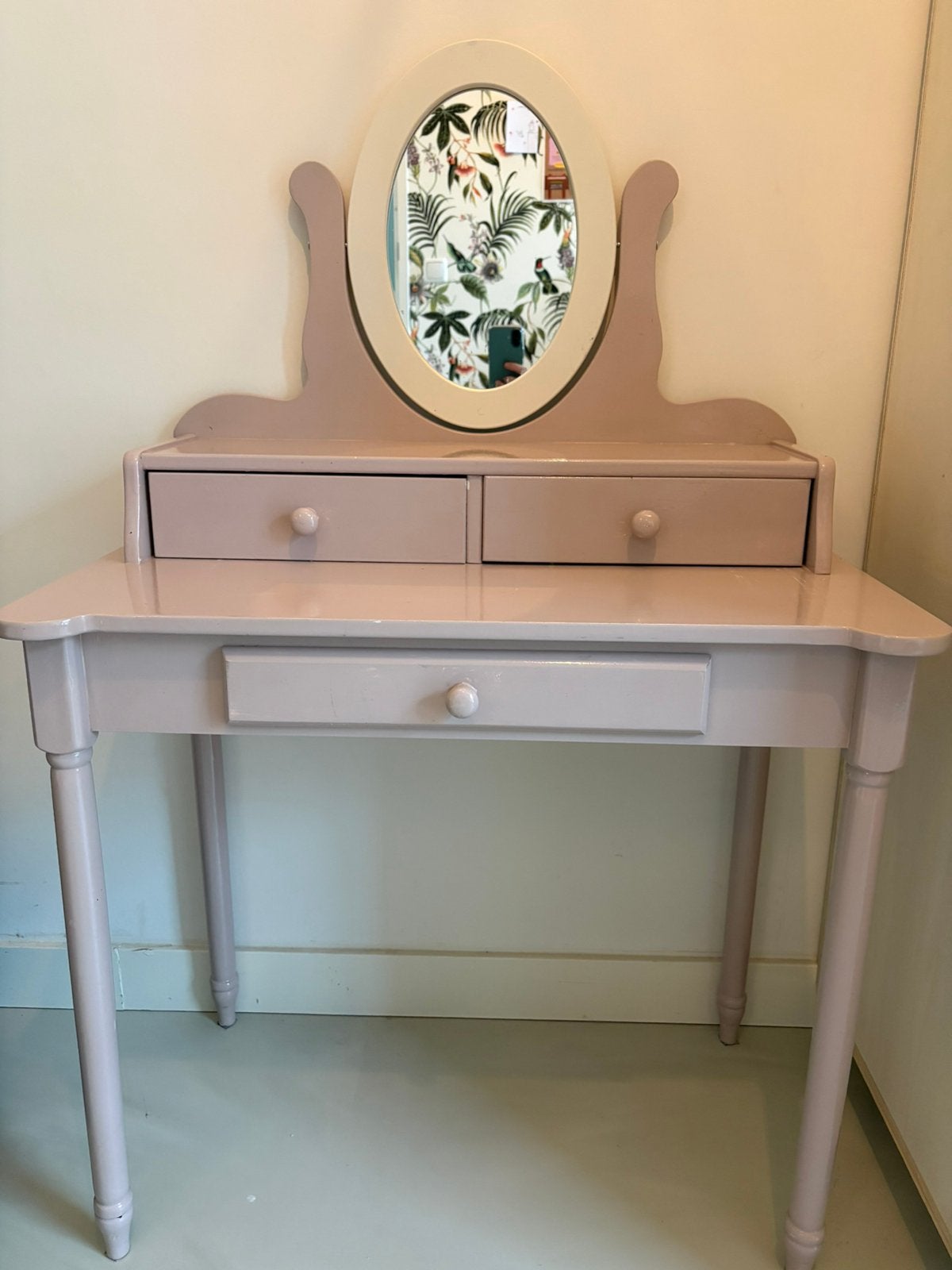 Kaptafel / toilettafel, Ophalen, Zo goed als nieuw, 50 tot 100 cm, Minder dan 100 cm