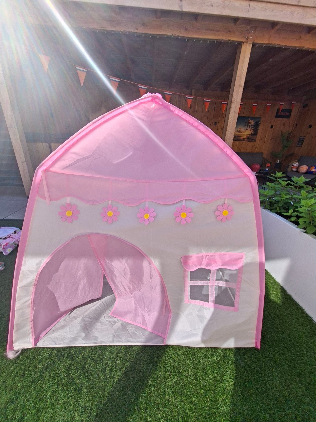 Leuk roze speeltentje voor kinderen, Ophalen of Verzenden, Gebruikt