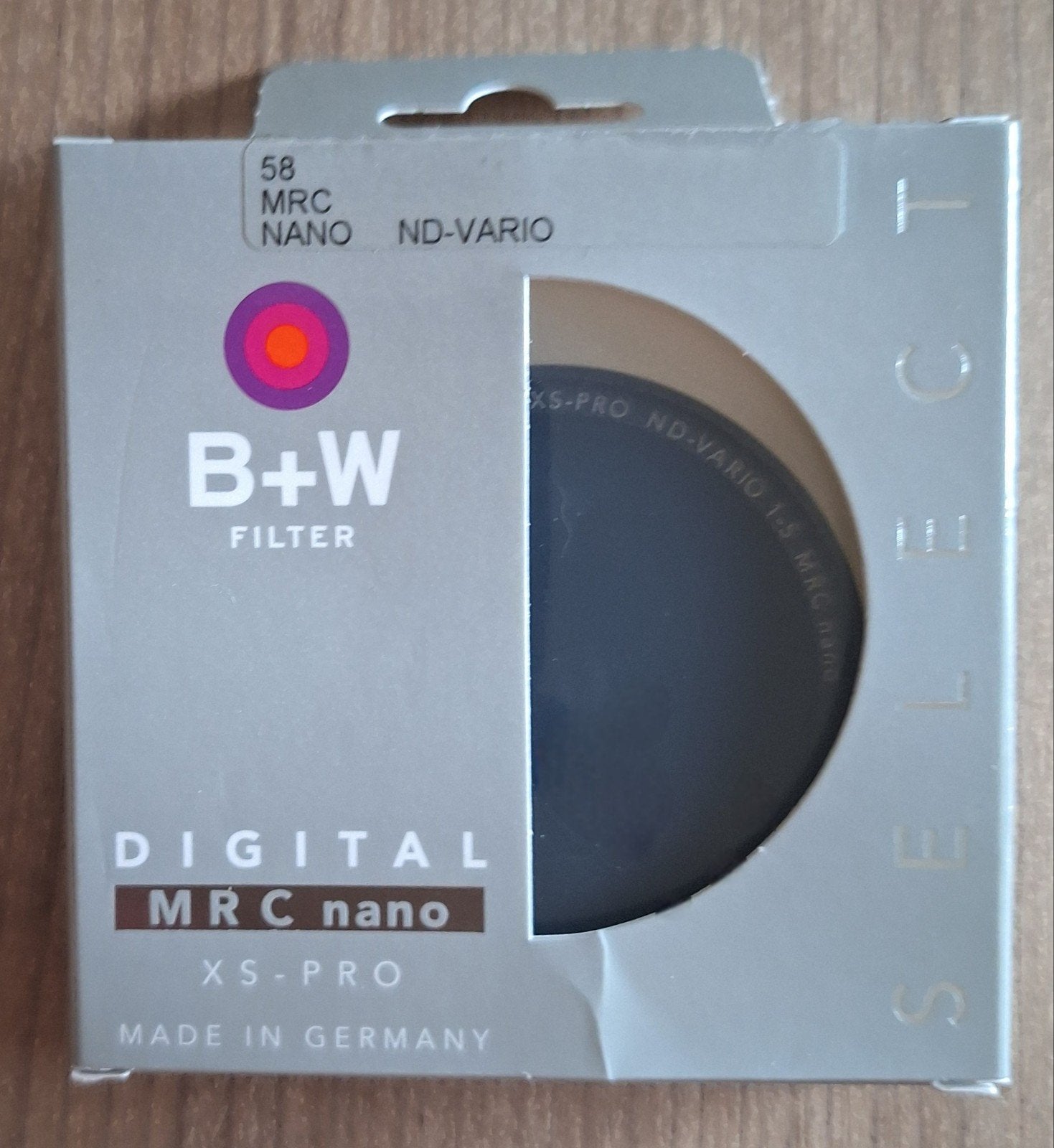 Lens B+W 58mm grijsfilter, Ophalen of Verzenden, Zo goed als nieuw, 50 tot 60 mm, Overige typen