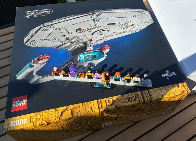 10356 Star Trek U.S.S. Enterprise met minifiguren, Lego, Ophalen of Verzenden, Zo goed als nieuw, Compleet