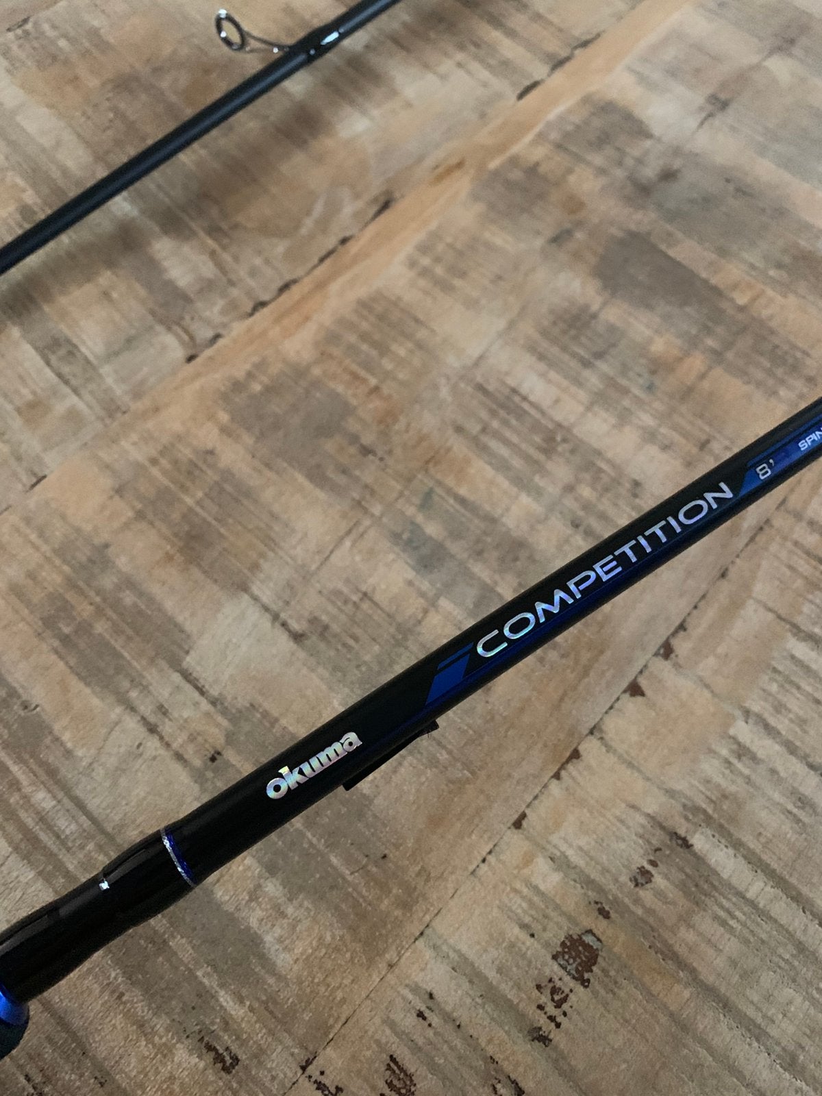 Nieuwe Okuma spinhengel + Mitchell molen, 2.40m & 10-30 gr, Watersport en Boten, Hengelsport | Roofvissen, Ophalen of Verzenden