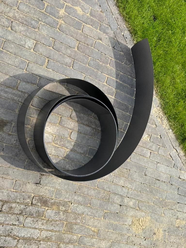 Stalen borderrand hamerslag - inclusief nieuwe schaar!, Tuin en Terras, Ophalen, Overige materialen, Minder dan 25 cm, Border