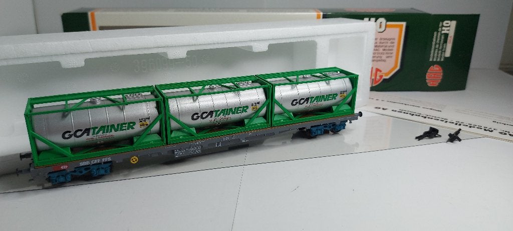 Hag !!! Tankcontainer "GCATainer"SBB, Overige merken, Gelijkstroom, Wagon, Ophalen of Verzenden