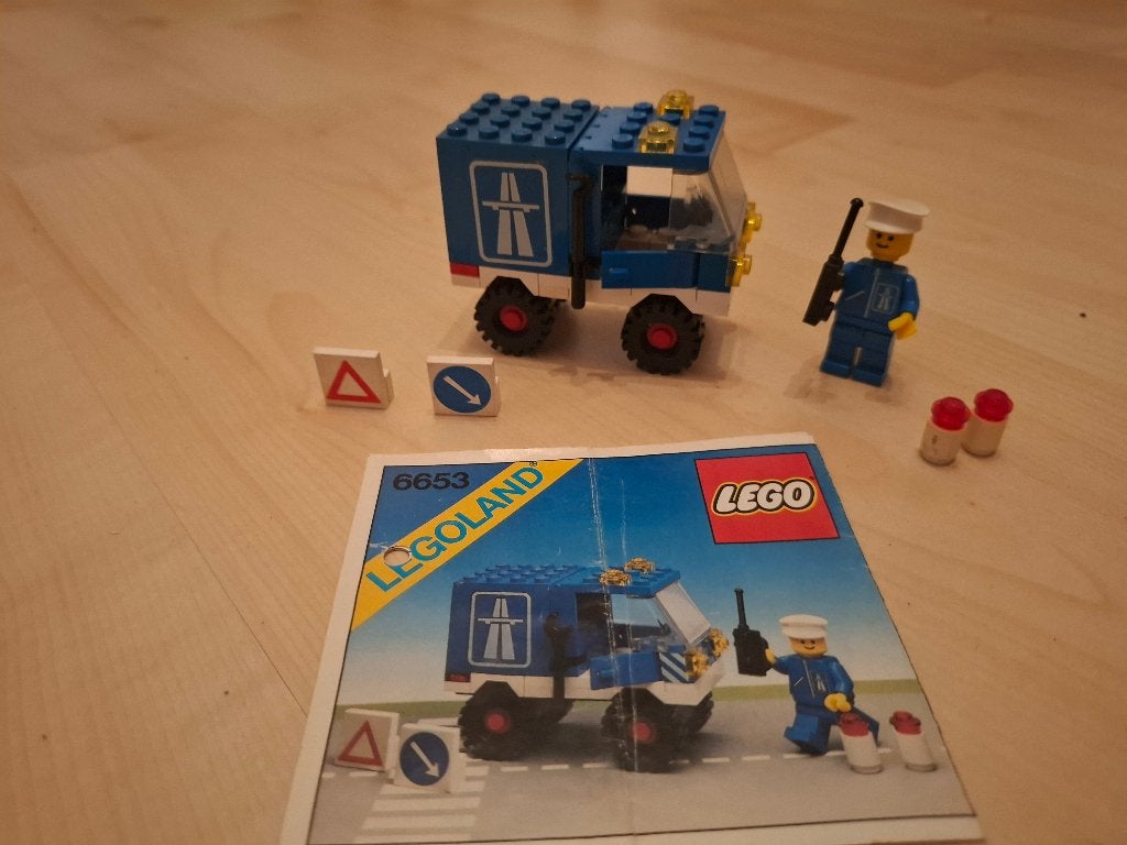 LEGO 6653 Highway Emergency Van, Gebruikt, Lego, Inclusief instructies, Ophalen of Verzenden