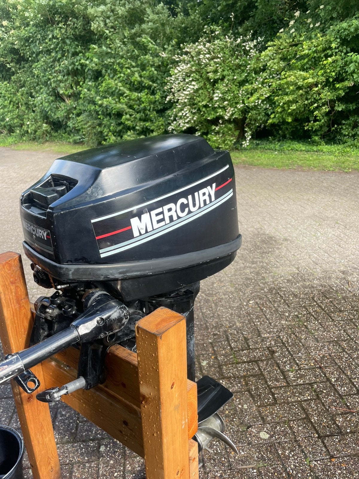 Mercury en yamaha buitenboordmotoren, Watersport en Boten, Ophalen, Zo goed als nieuw, Benzine, 30 pk of meer