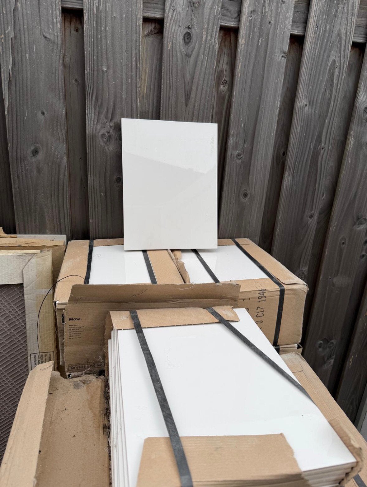Keramiek Wand Tegels Mosa Holland 25x33cm Wit Glans Nieuw, Doe-het-zelf en Verbouw, Tegels, Ophalen, Nieuw, 20 tot 40 cm, 10 m² of meer