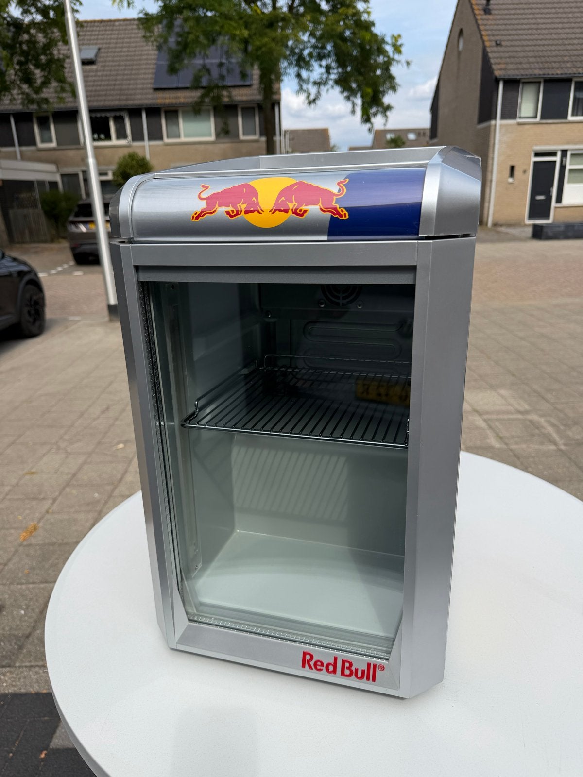 Red Bull mini koelkast - Zo goed als nieuw, Ophalen, Zo goed als nieuw, Reclamebord