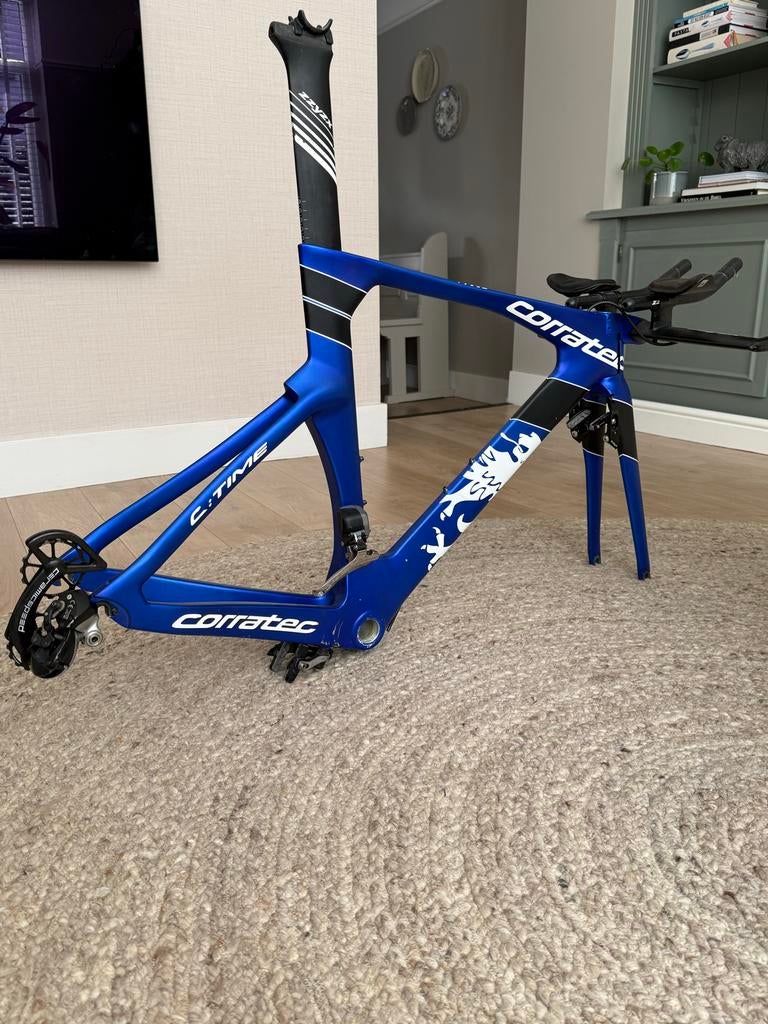 Corratec tijdritfiets frame, maat 56, uitstekende staat, Overige merken, Carbon, Velgrem, Ophalen of Verzenden