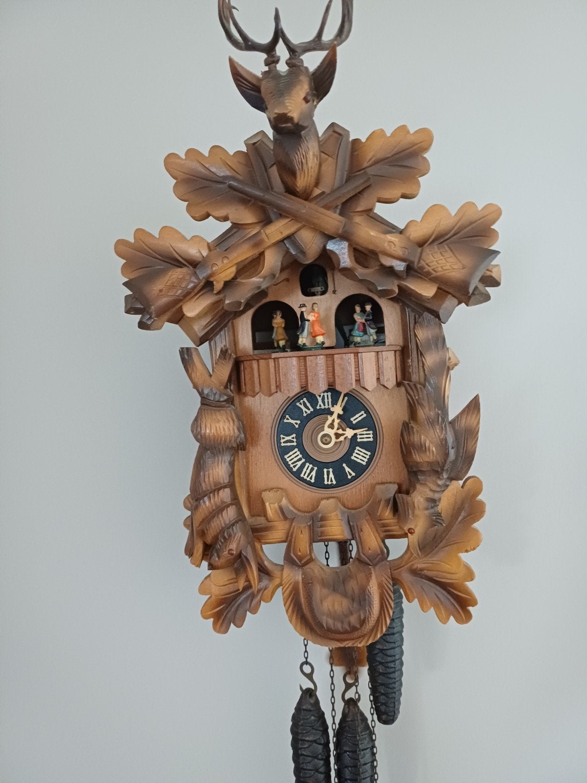 Koekoeksklok in goede staat loopt., Antiek en Kunst, Antiek | Klokken, Ophalen of Verzenden