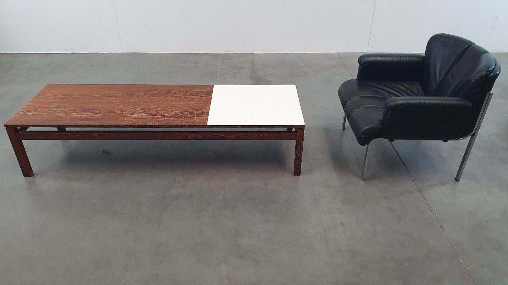 Kho Liang Le vintage salontafel TZ03 wenge 't Spectrum, Gebruikt, 100 tot 150 cm, ., .
