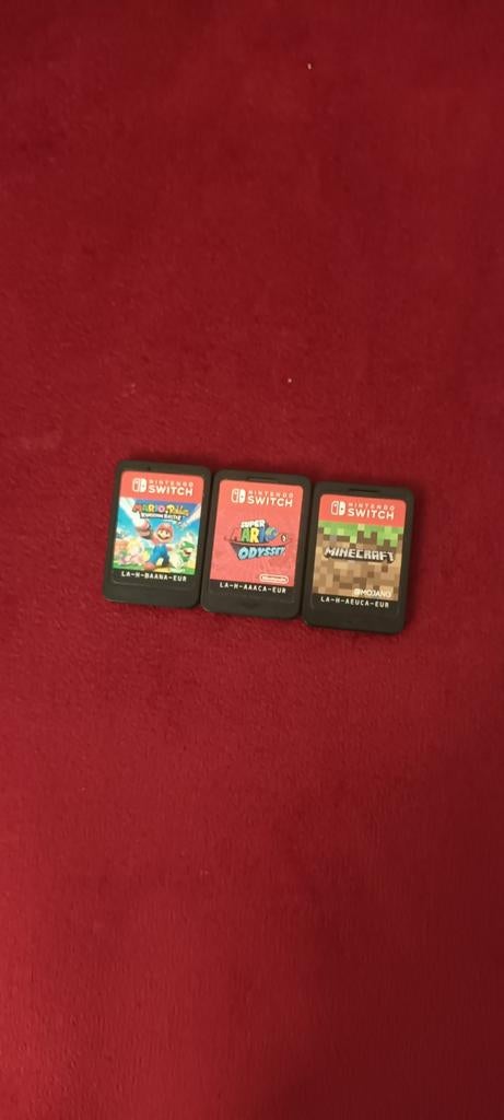 Mario rabbids mario odyssey minecraft goedkoop op nintendo, Avontuur en Actie, Gebruikt, 1 speler, Ophalen of Verzenden