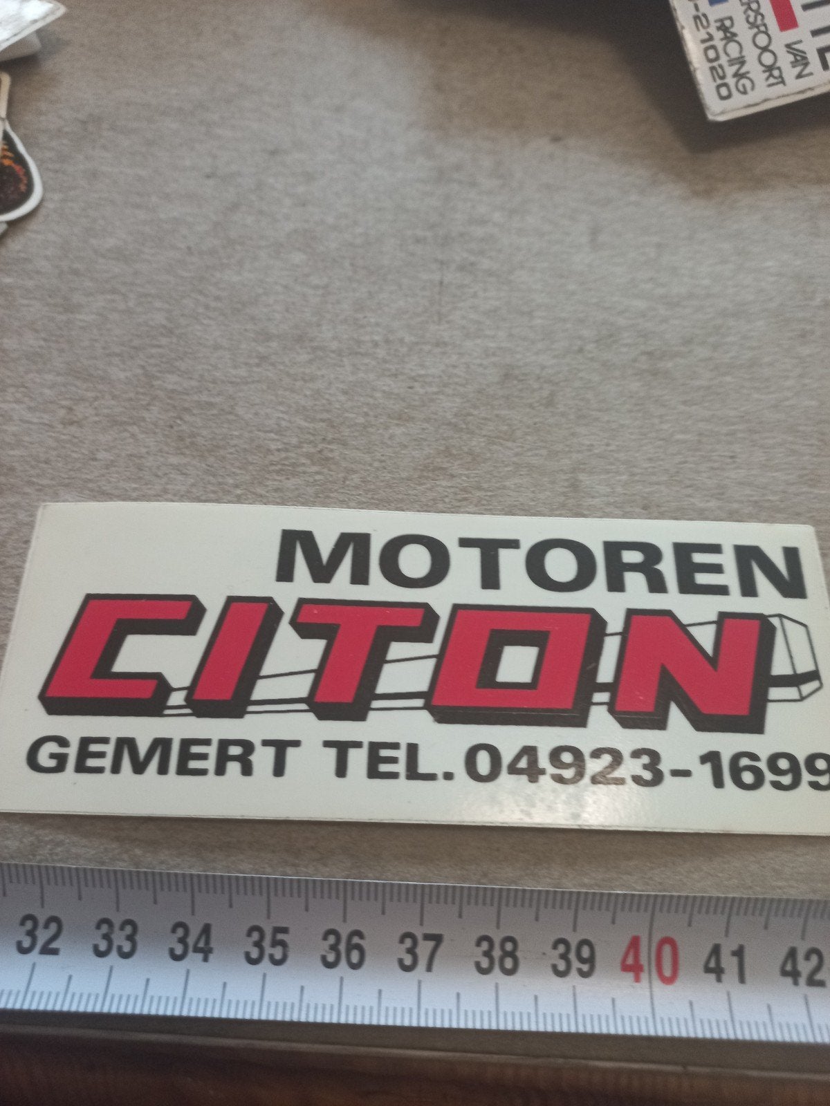 Motoren Citon Gemert Sticker, Ophalen of Verzenden