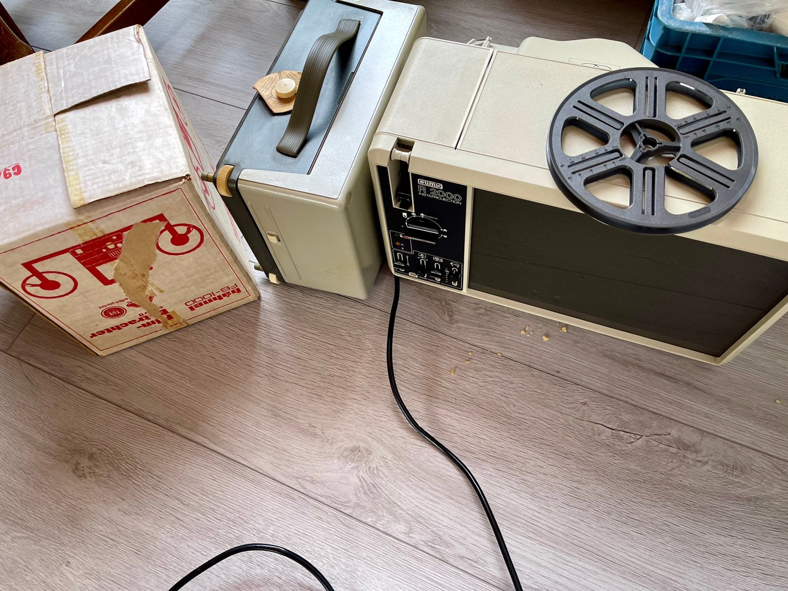 Projector, Ophalen, Gebruikt