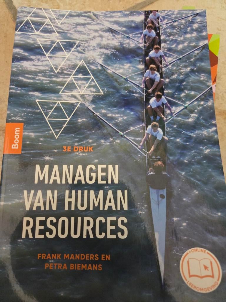 Managen van Human Resources - 3e druk, Boeken, Studieboeken en Cursussen, Zo goed als nieuw, HBO, Gamma, Ophalen of Verzenden