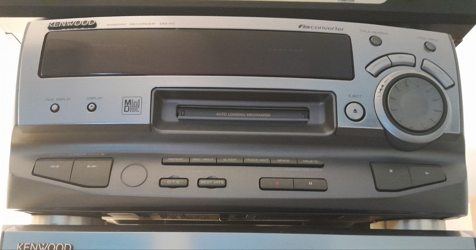 Vintage Kenwood Minidisc speler DM-H5 voor set DP-MH5, Ophalen of Verzenden, Zo goed als nieuw, Overige merken, Losse componenten