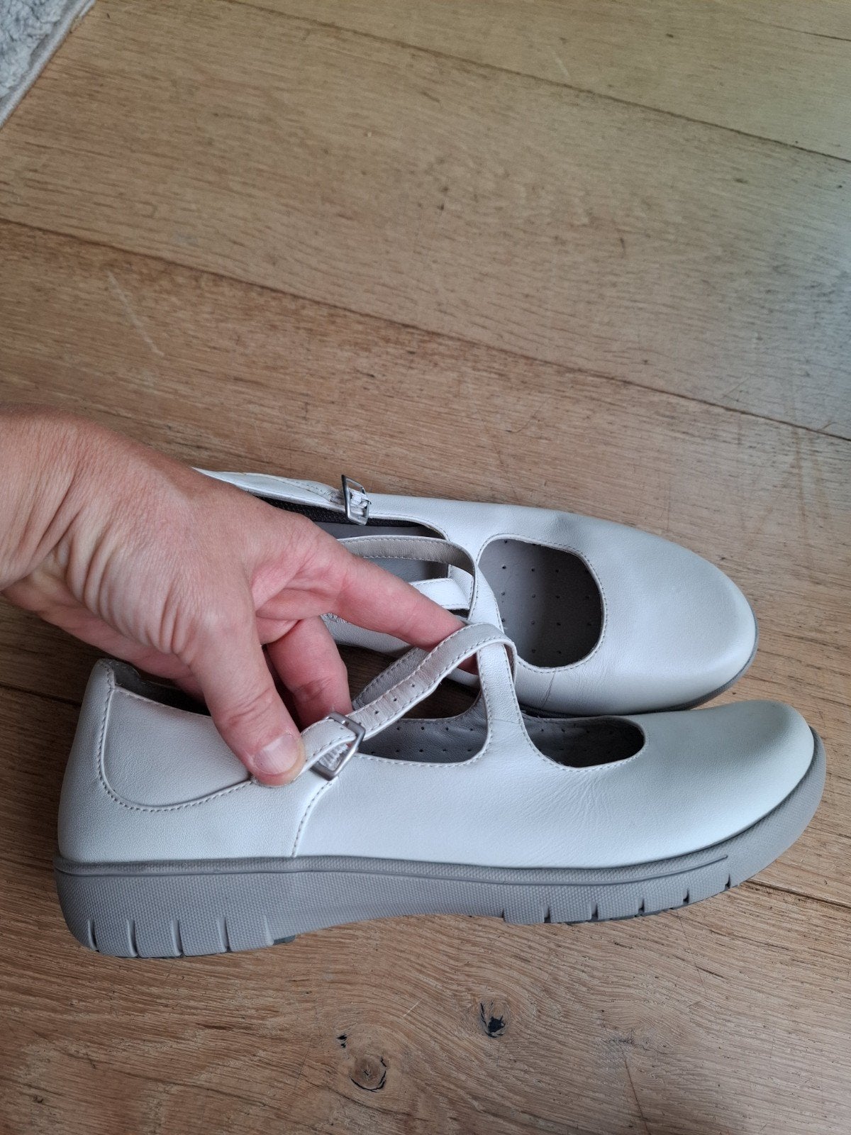 Clarks Unstructured Ballerina's - Maat 42 wit nieuw, Wit, Clarks, Gedragen, Ballerina's