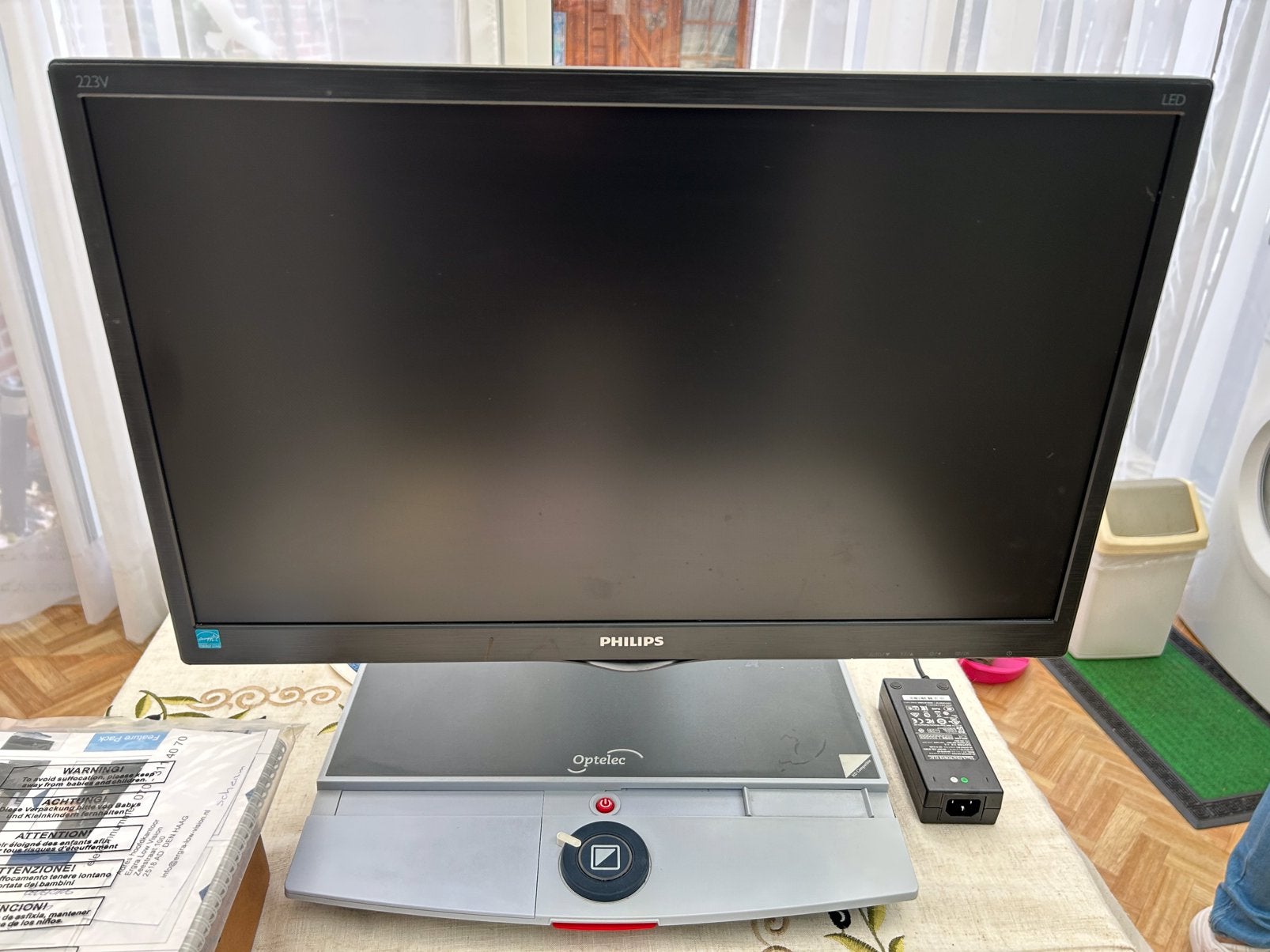 Optelec beeldscherm loep, Ophalen, Gebruikt, Vergrootglas of Loep