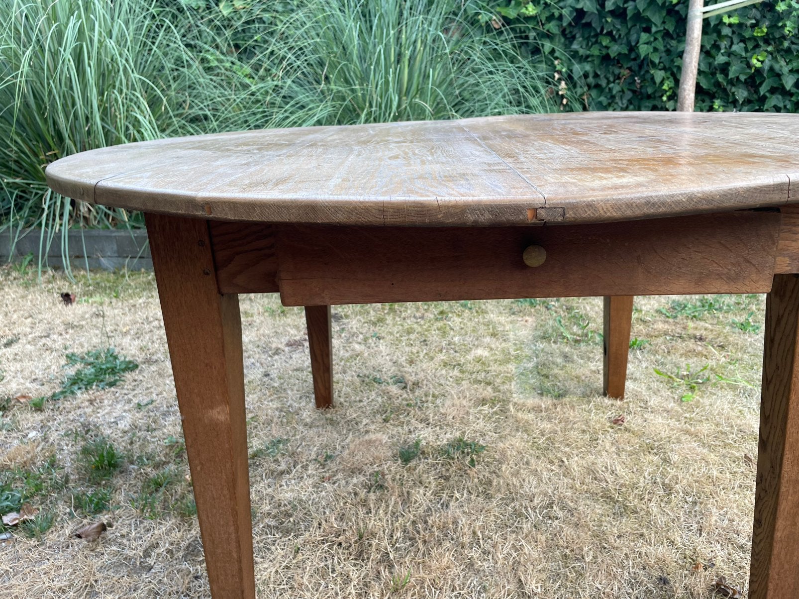 Eettafel rond 1.30m gratis, Ophalen, Gebruikt, Rond, 100 tot 150 cm