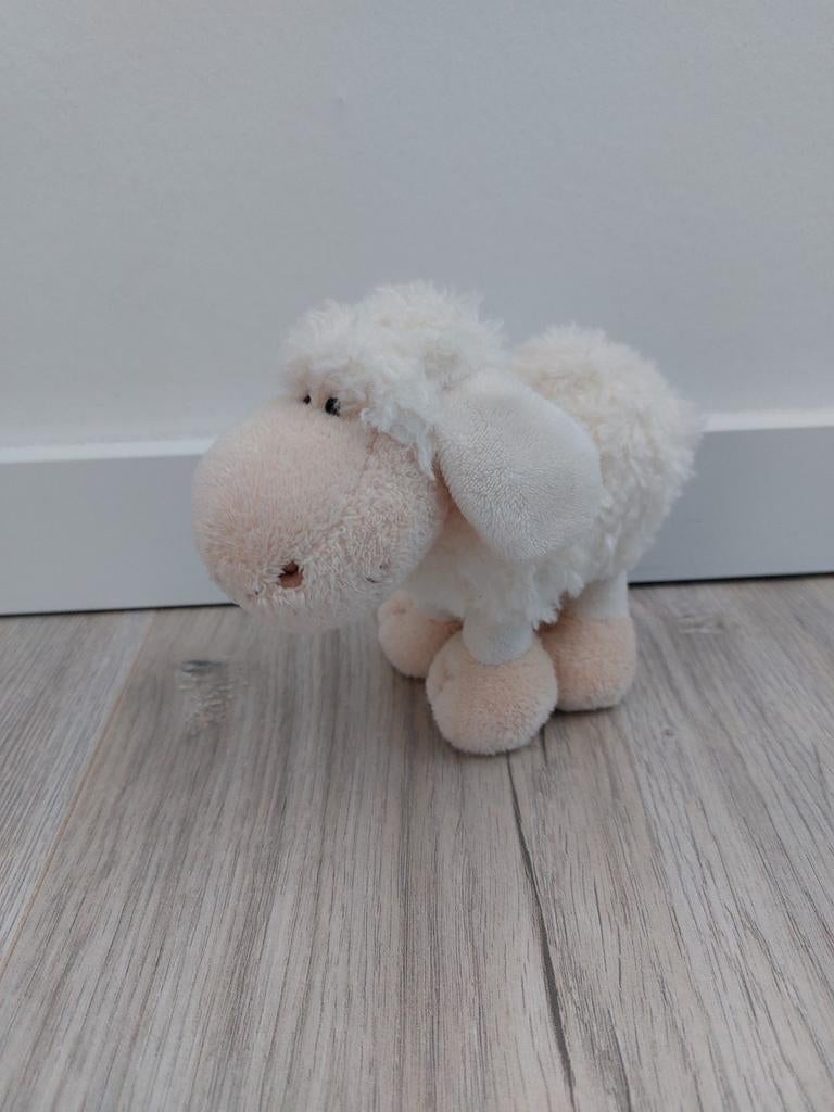 Knuffel nici schaap lam beige L1449, Ophalen of Verzenden, Zo goed als nieuw, Overige typen
