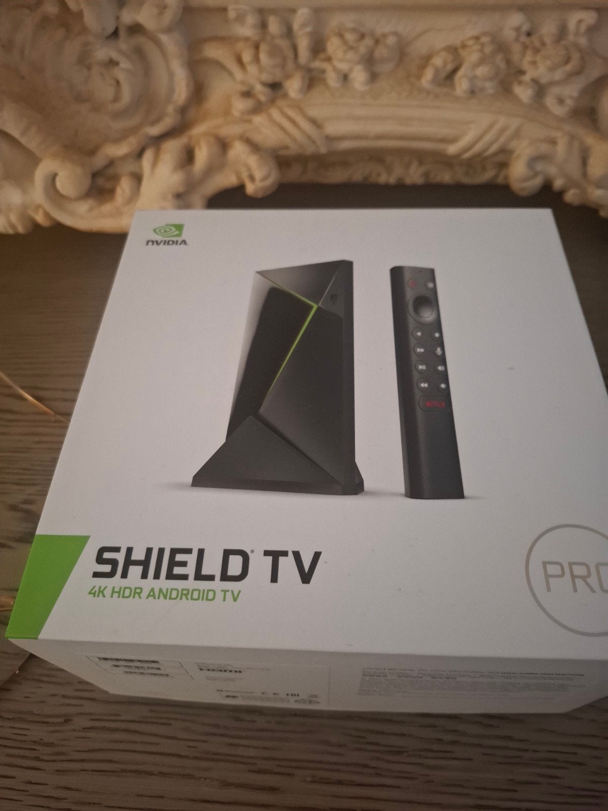 NVIDIA Shield TV Pro 4K HDR Android TV, Audio, Tv en Foto, Mediaspelers, Ophalen of Verzenden, Zo goed als nieuw, HDMI, Zonder harde schijf