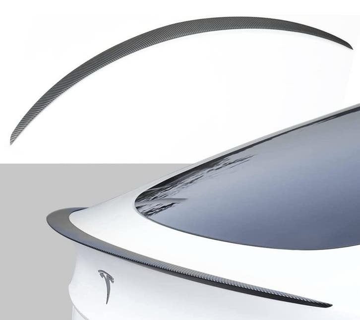 Tesla Model 3 Spoiler - Mat Carbon Look, Ophalen of Verzenden