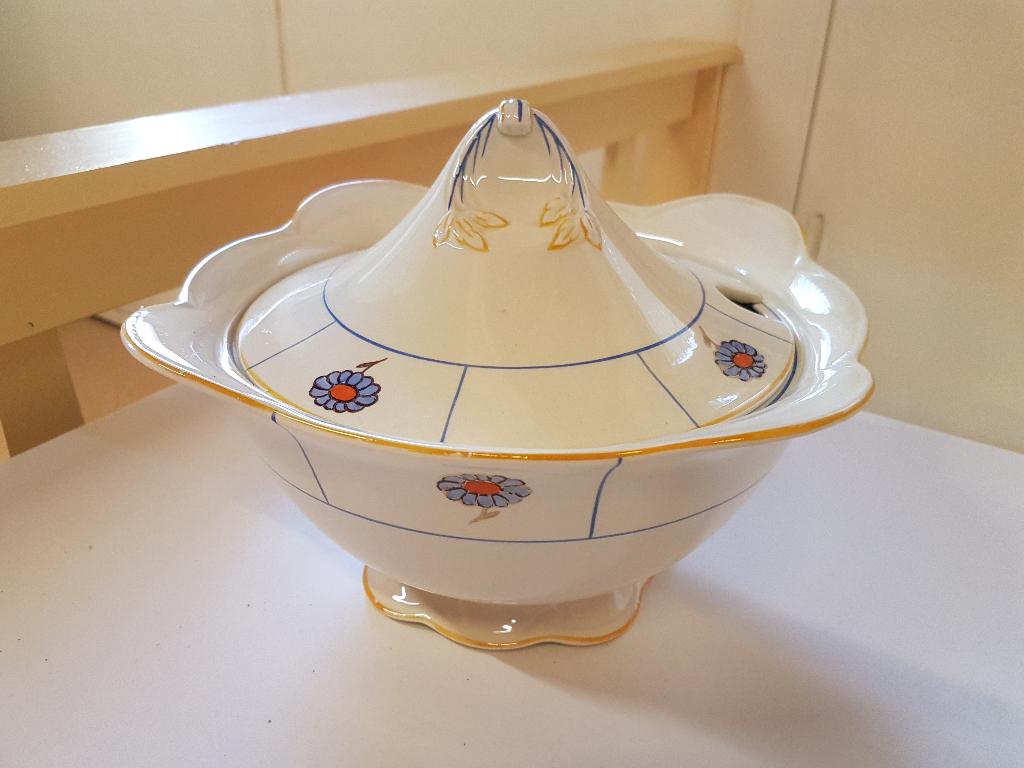 Soepterrine Woods Ivory Ware England hoogte 19 cm, Ophalen of Verzenden