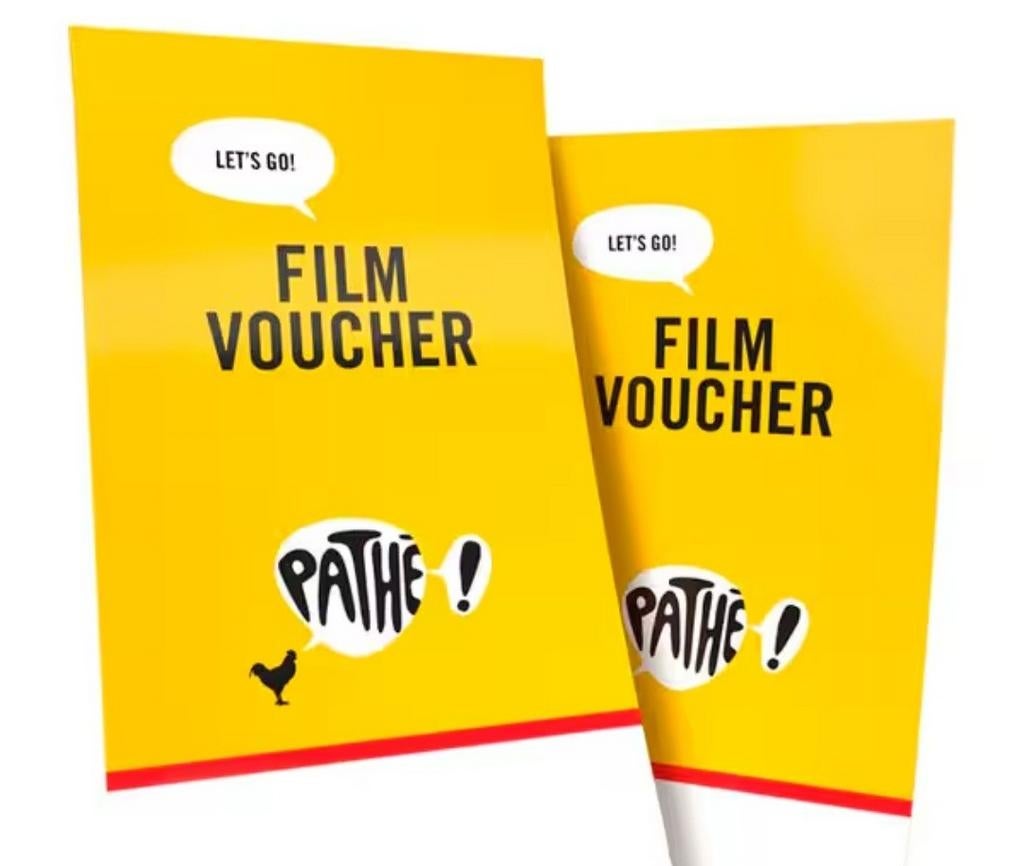 Pathé bioscoopkaartjes | Geldig Ma-Zo | Direct geleverd, Vrijkaartje alle films