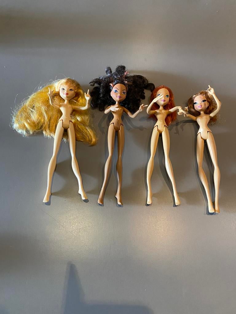 Vijf Winx club poppen, Ophalen of Verzenden, Zo goed als nieuw, Pop