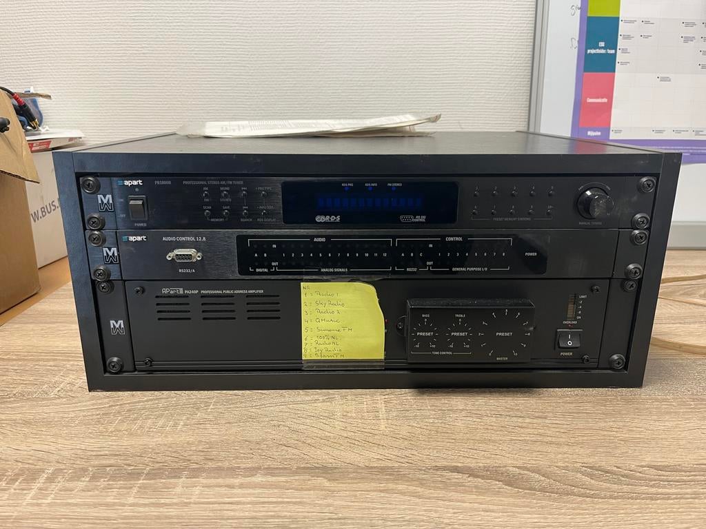 Apart PR1000R Tuner, Audio Control 12.8 & PA240P Versterker, Ophalen, Gebruikt, Audio