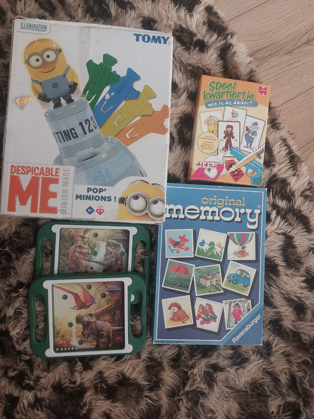 Leuke spelletjes set: Minions, Kwartet, Memory en meer!, Ophalen, Gebruikt, Jongen of Meisje