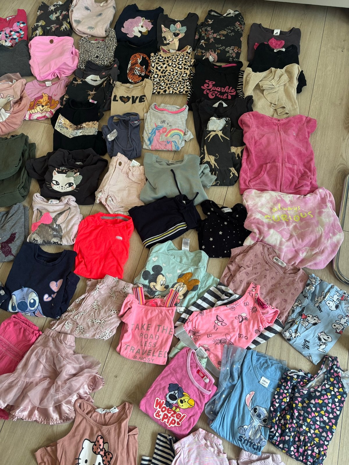 Groot kledingpakket meisjes maat 110/116, Ophalen of Verzenden, Gebruikt, Meisje, Broek