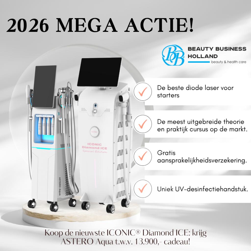 Diode laser ICONIC Diamond ICE, Ophalen of Verzenden, ICONIC, Info@beautybusinessholland.com, Astronaut 22