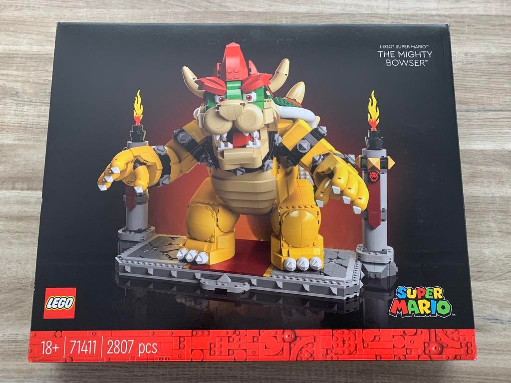 Lego Mighty Bowser 71411 helemaal compleet!, Ophalen of Verzenden, Zo goed als nieuw