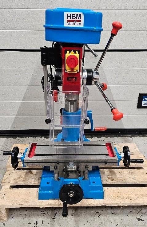 HBM 16 MM Boormachine / Freesmachine 230 Volt - 550 Watt., Ophalen of Verzenden, Zo goed als nieuw, Elektrisch, Overige soorten