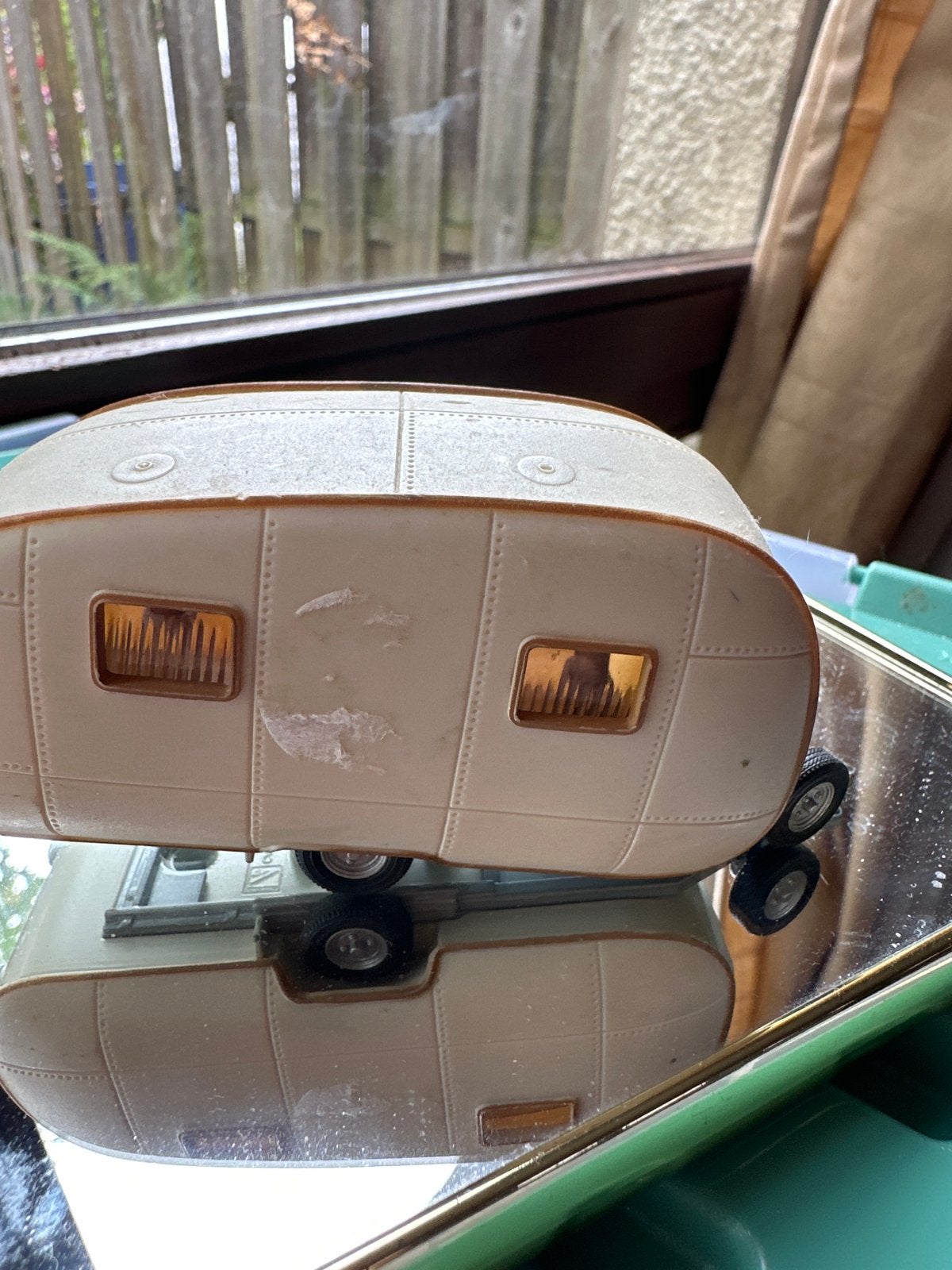 Vintage modelcaravan - Schaalmodel, Gebruikt, 1:50 of kleiner, Overige typen, Ophalen