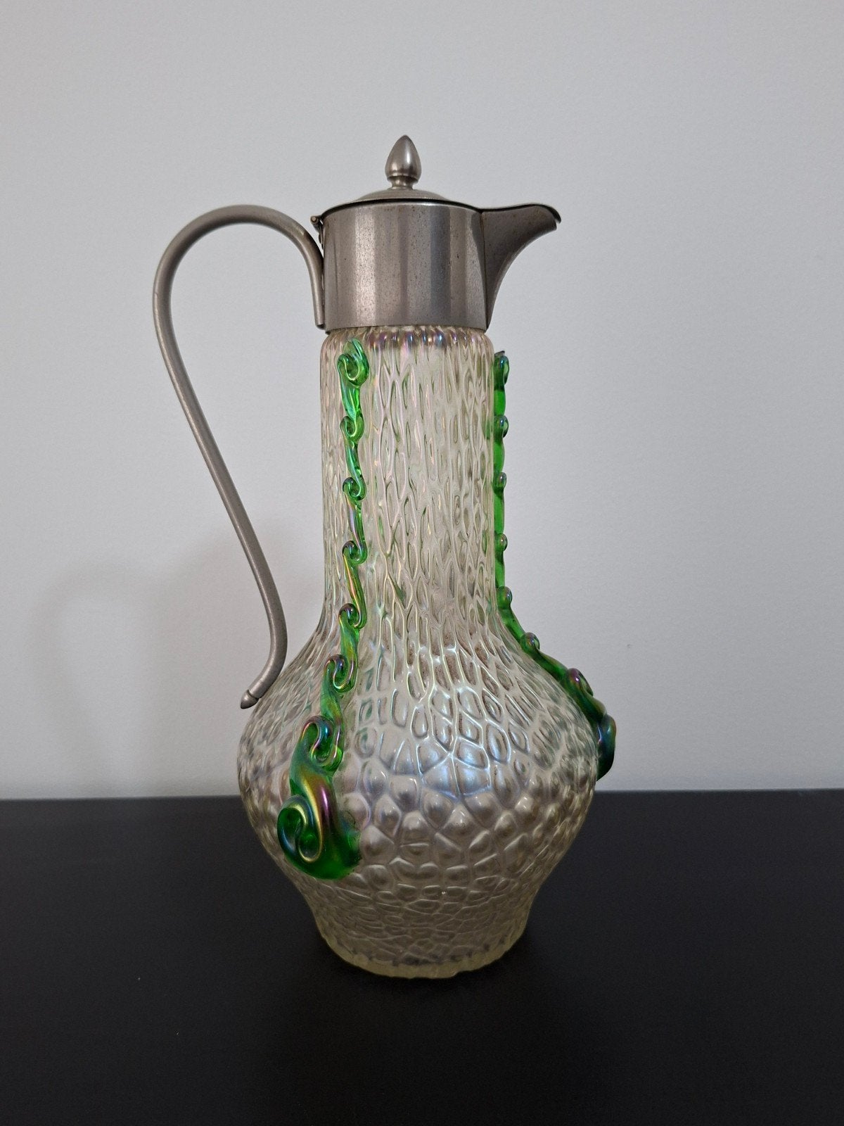 Jugendstil karaf van Johan Lötz Witze circa 1900, Antiek en Kunst, Ophalen of Verzenden