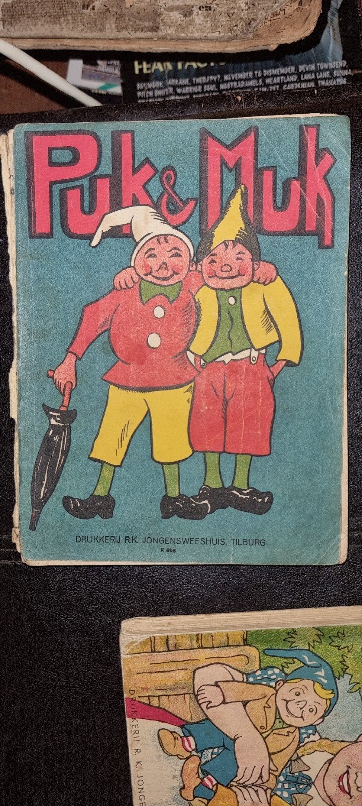 Puk & Muk Stripboek - Vintage Uitgave, Eén stripboek, Ophalen of Verzenden, Gelezen, Onbekend