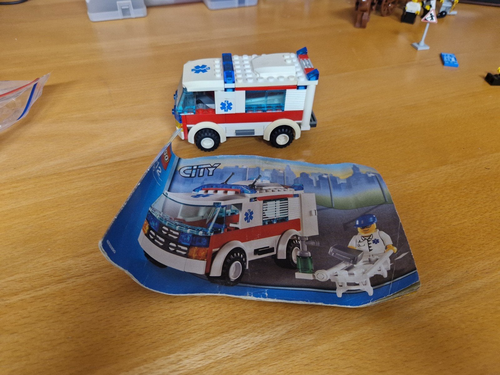 Lego City Ambulance 7890, Ophalen of Verzenden, Gebruikt