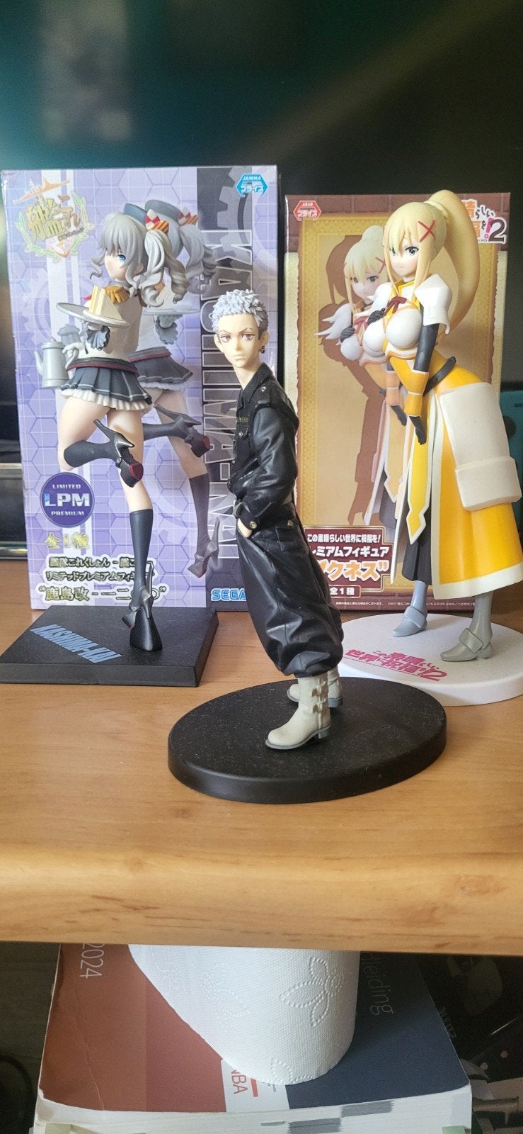 Konosuba Darkness met 2 andere anime figurines, Ophalen, Zo goed als nieuw