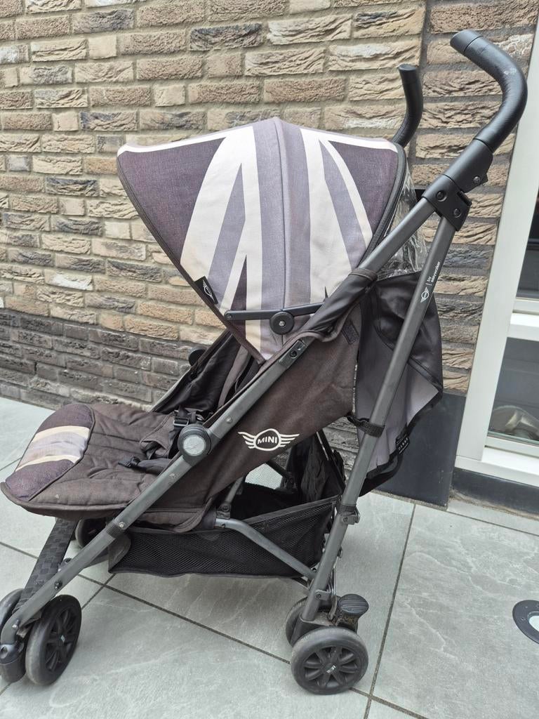 MINI by Easywalker buggy grijs, Ophalen, Gebruikt, Overige merken, Verstelbare rugleuning