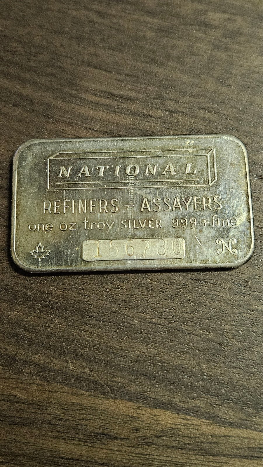 1 ounce 999 zilver national canada, Ophalen of Verzenden, Zilver