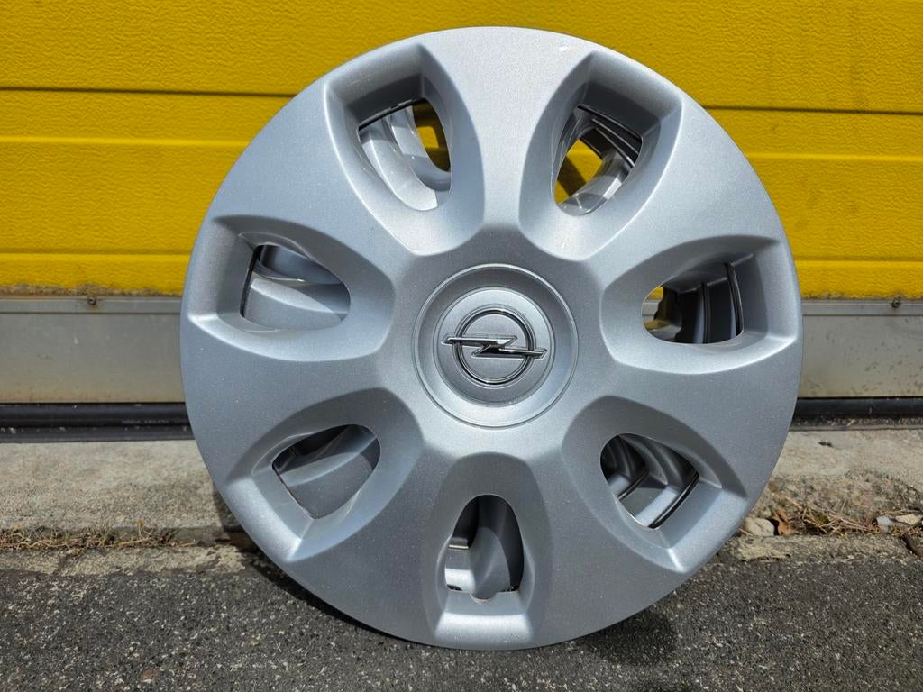 Opel Corsa D wieldoppen 15 inch 4 stuks ORIGINEEL, Ophalen