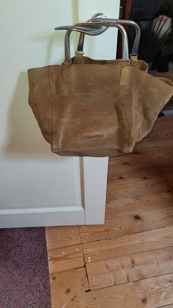 Shabbies tas, goed voor een tweede ronde, Sieraden, Tassen en Uiterlijk, Tassen | Damestassen, Verzenden, Gebruikt, Bruin, Handtas