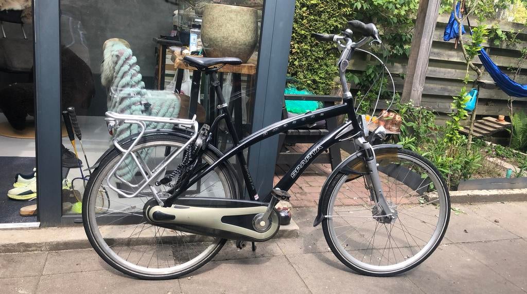 Sparta Amazone herenfiets, Fietsen en Brommers, Fietsen | Heren | Herenfietsen, Gebruikt, Sparta, 57 tot 61 cm, Versnellingen