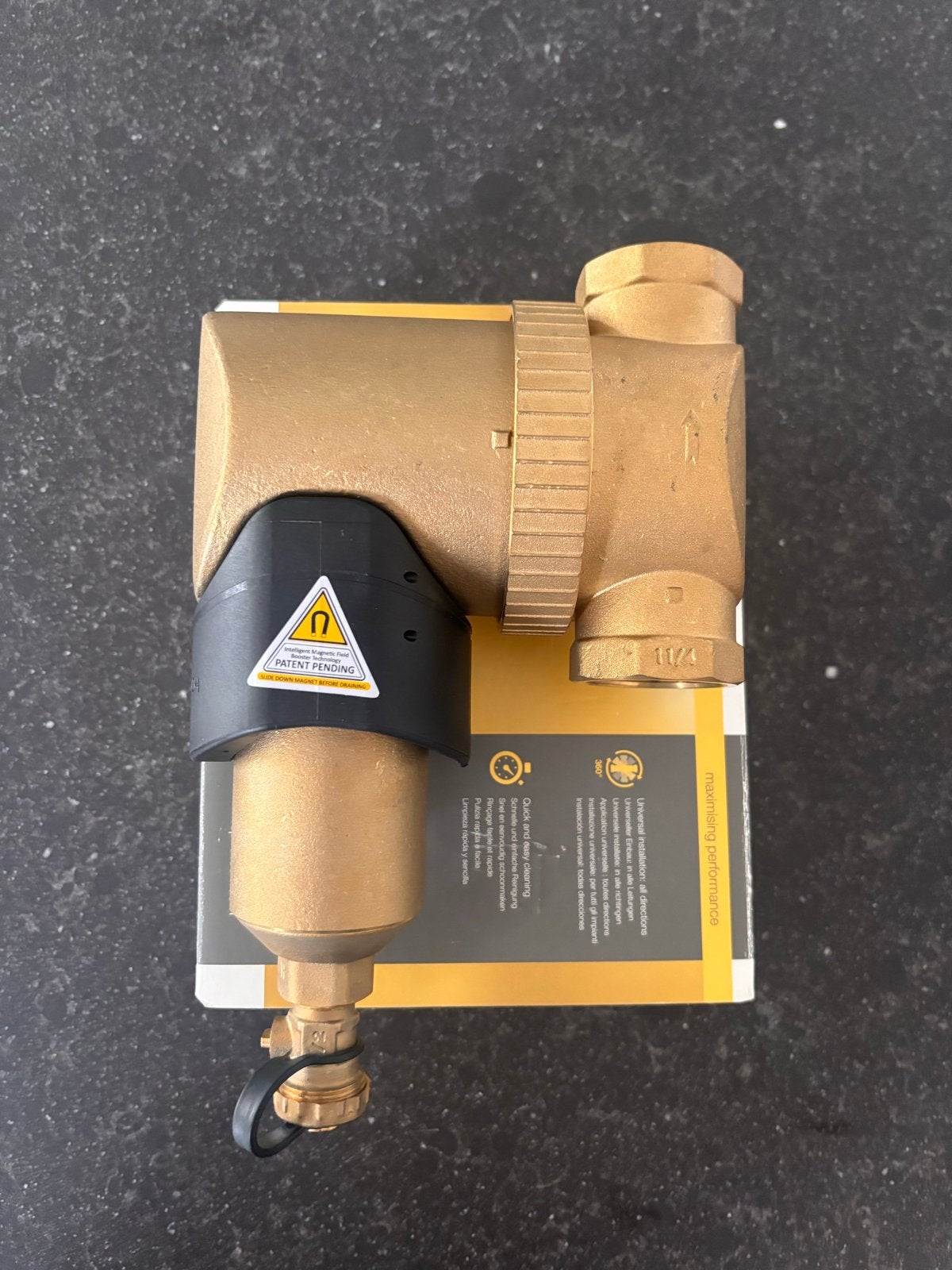 Spirotech vuilafscheider Ue125wj MBL, Doe-het-zelf en Verbouw, Nieuw, Ophalen of Verzenden, Minder dan 3 jaar oud, Minder dan 20 liter