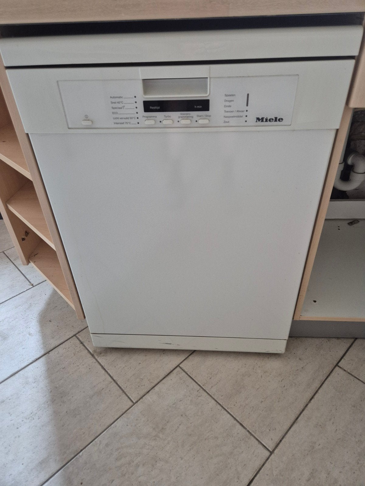 Miele Vaatwasser - vrijstaand - Goede staat, Witgoed en Apparatuur, Vaatwasmachines, 85 tot 90 cm, Voorspoelprogramma, Ophalen